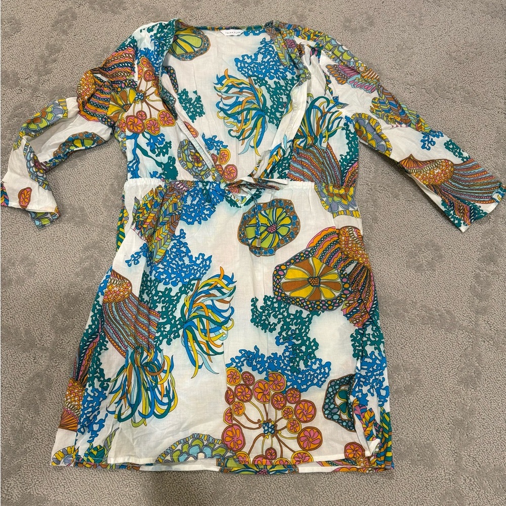Trina Turk Printed Cover Up dress worn once